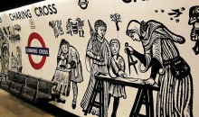 Metro art a Charing Cross